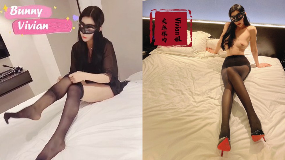 zhubo爱丝袜的Vivian姐-黑丝袜情趣内衣