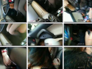 时尚性感黑丝少妇和老公吵架被扔到半路司机搭讪挑逗车震