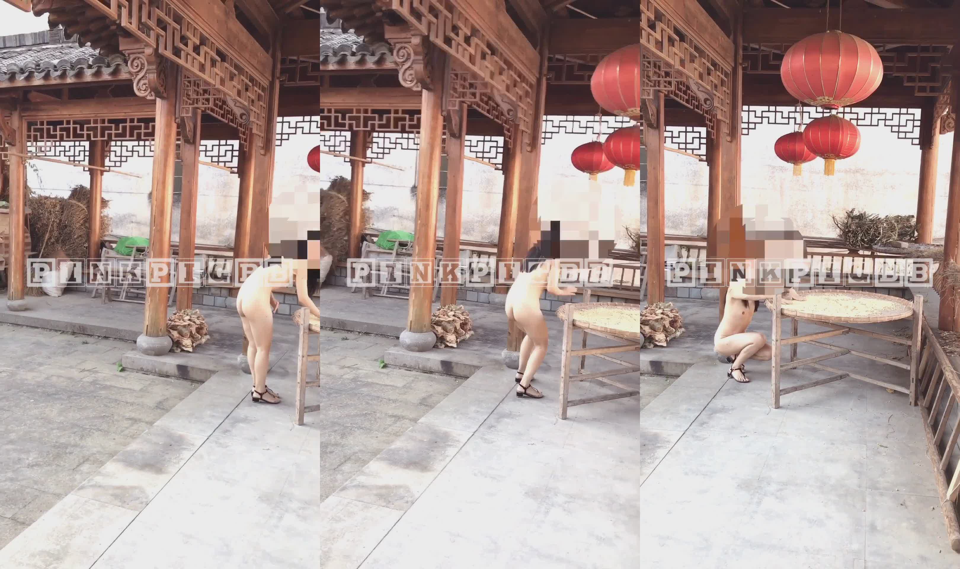 唯美MV风格露出达人萍萍系列第3部 旅游景区内的无限挑逗