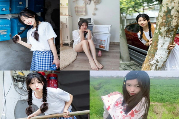 兔牙蛇蛇民国旗袍完美露脸