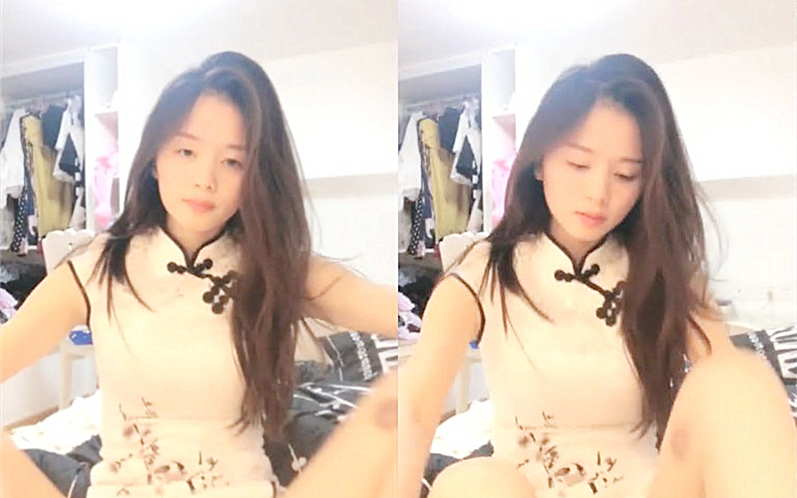 甜美旗袍小主播自慰呻吟娇喘诱惑