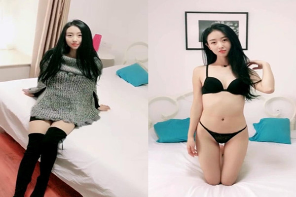 换装各种丝袜制服美腿柔软的身体作出各种高难度动作