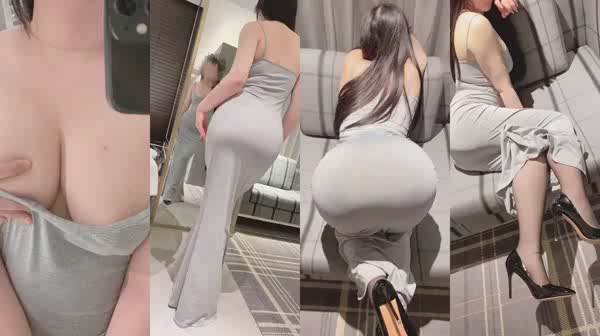 这么大的奶子竟然还穿黑丝高跟这么骚真是太下贱了