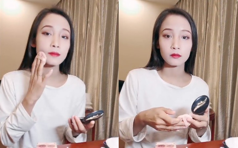 气质很好模特身材极品尤物先化妆美美哒