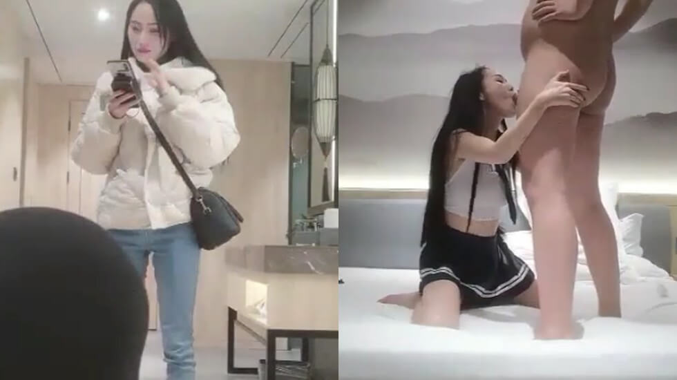 【含羞草推荐】约了个绿衣苗条妹子TP啪啪，换上情趣装学生制服口交猛操呻吟，很是诱惑喜欢不要错过