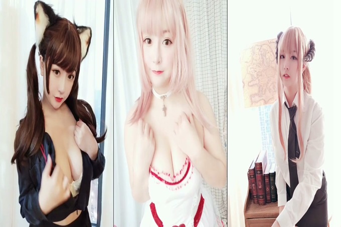 guochan菠萝社极品嫩模『猫九酱』大尺度视图流出 巨乳娇娘COS制服诱惑