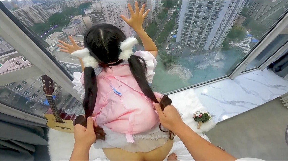 双马尾洛丽塔女友被狂操到娇喘连连！第一视角记录马尾辫被抓着猛烈抽插，浓精灌满瞬间实录~