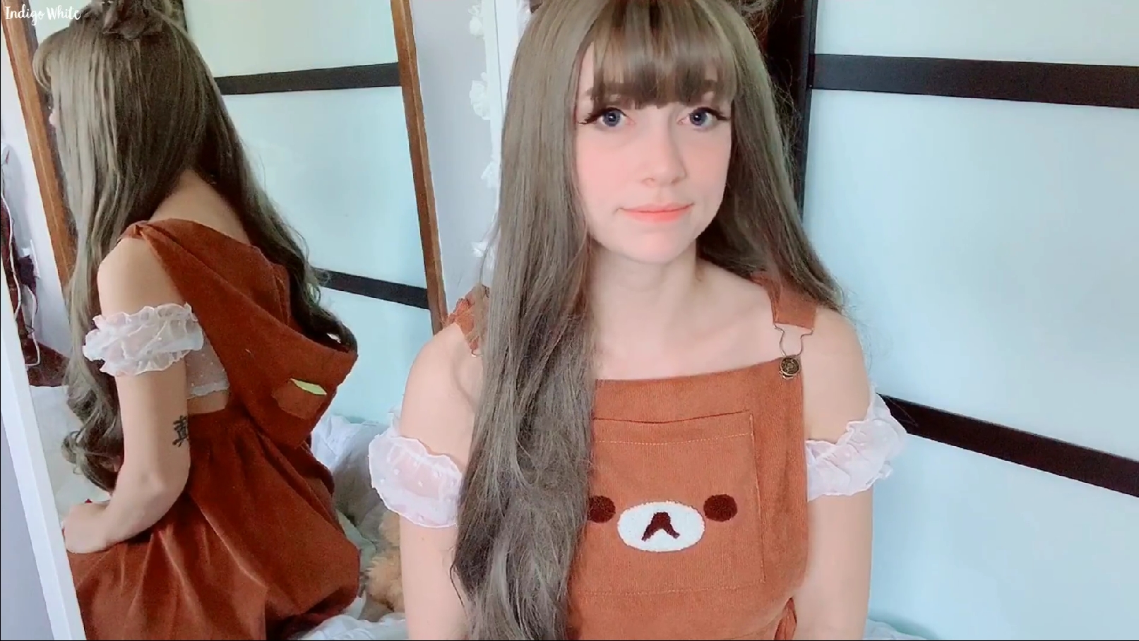 外国稚嫩小白妞泰迪酱玩弄自己的粉嫩娇躯