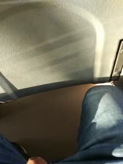 公交上外射前面红衣妹子一身