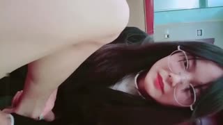 艺术文青女被男友口爆强干