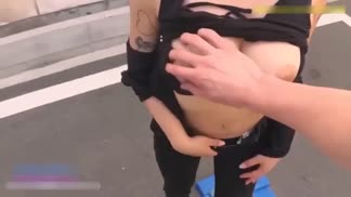 【国产馆】亞裔網紅美女BaeLil停車場露出艷遇洋大屌洗漱台激烈啪啪顏射