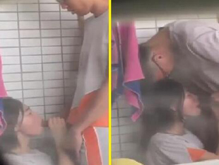 台湾某高3学生在校园大玩口交游戏都被同学给偷拍了