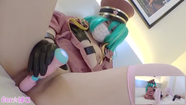 201300CP271 元？コスプレカフェレイヤー 20 さんにミクコスしてもらいました♪Ｄカップ千本桜ミクオナ編51b63c9fca64317b1d3a4 new