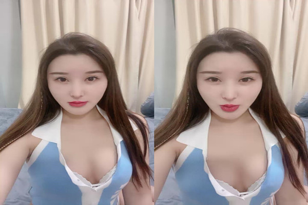 颜值圆脸新人妹子卧室中露脸道具自慰